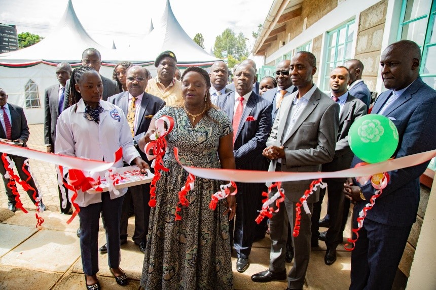 The Spouse of the Deputy President, Pastor Dorcas Rigathi, officially opens the Ihururu Treatment and Rehabilitation Hospital