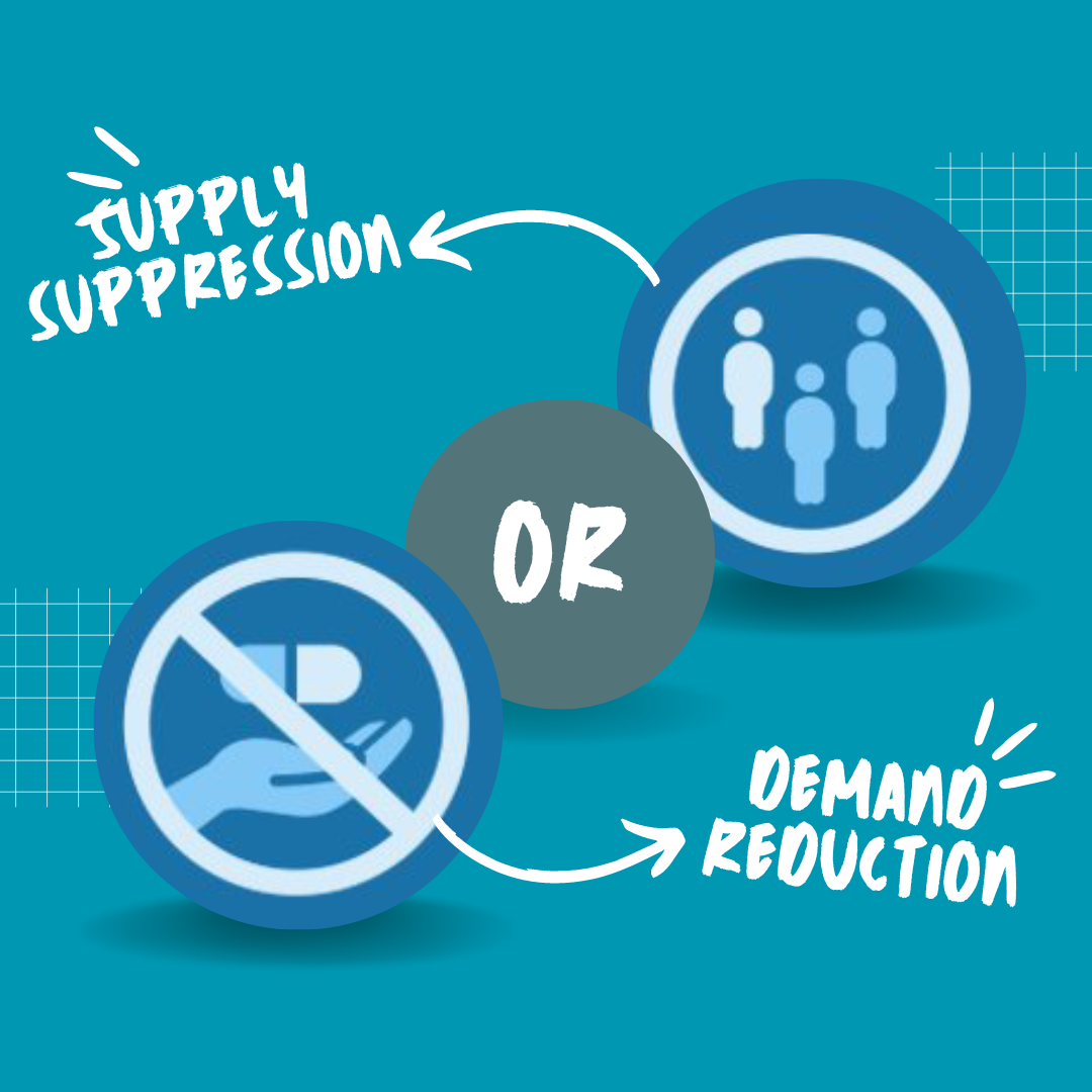Supply suppression or Demand Reduction