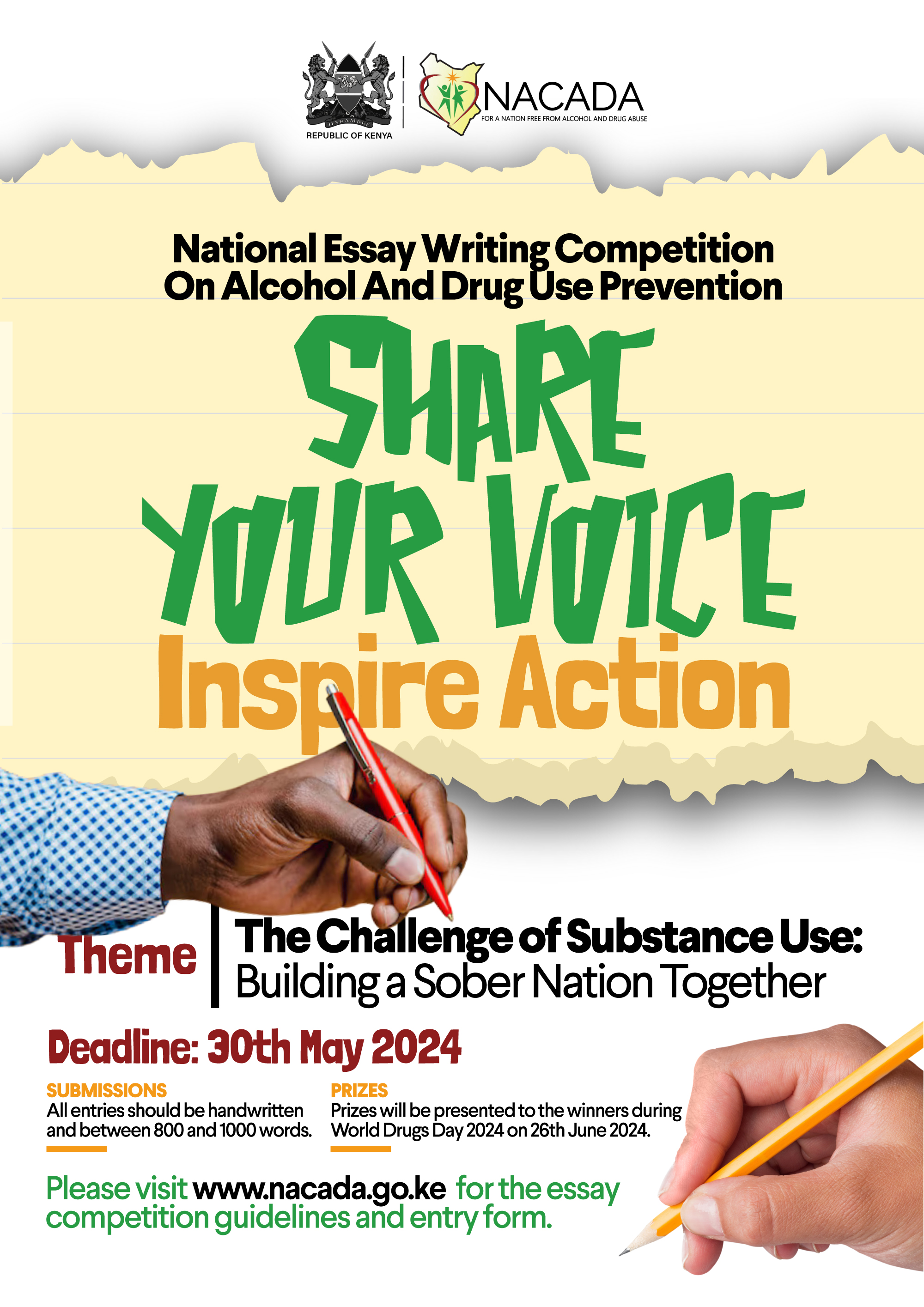 Essay Writing Competition Poster