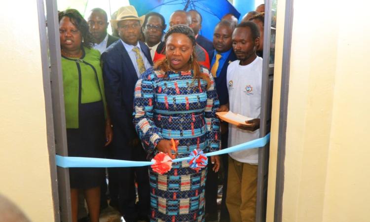 The Spouse of the Deputy President, Pastor Dorcas Rigathi, officially opens the Koiwa Treatment and Rehabilitation Centre